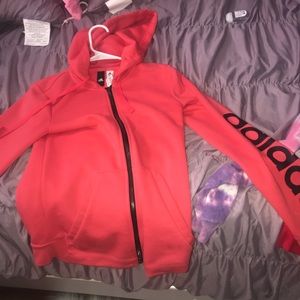 Coral addidas jacket